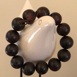Handmade Rosewood Mala Prayer 18 mm Bead Bracelet